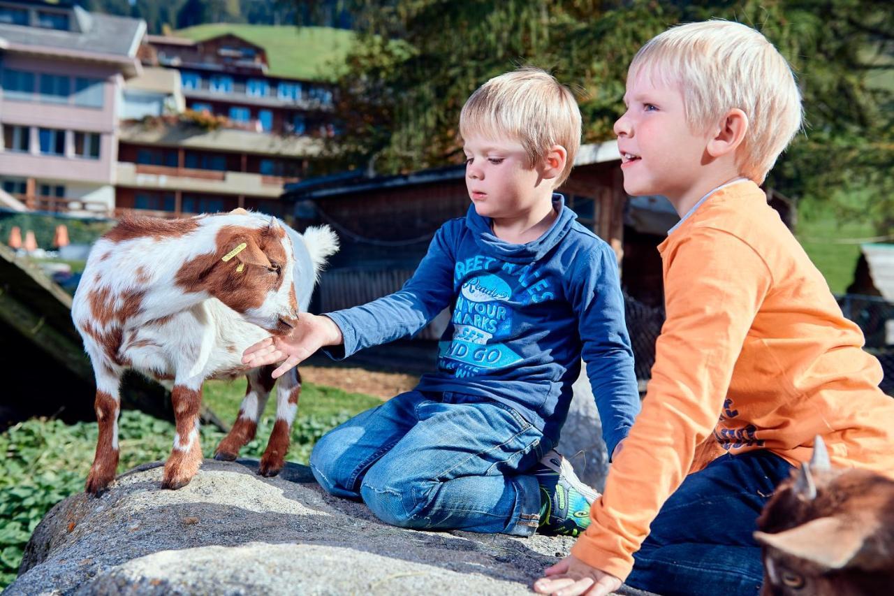 Ferien- Und Familienhotel Alpina Adelboden Exterior foto